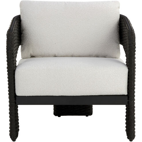Pylos Black / Louis Cream Outdoor Dining Armchair